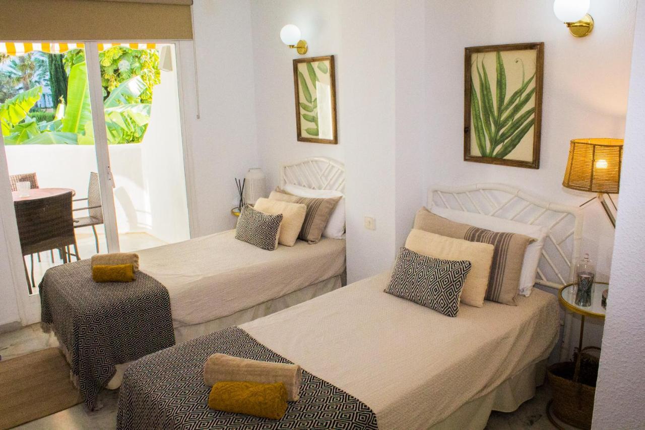 Benalgolf Lovely Apartment In Benalmadena With Sea Views, Excellent Wifi Connection, Private Backyard With Bbq المظهر الخارجي الصورة